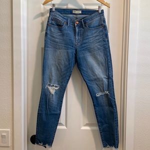 Madewell 9inch Mid Rise Skinny